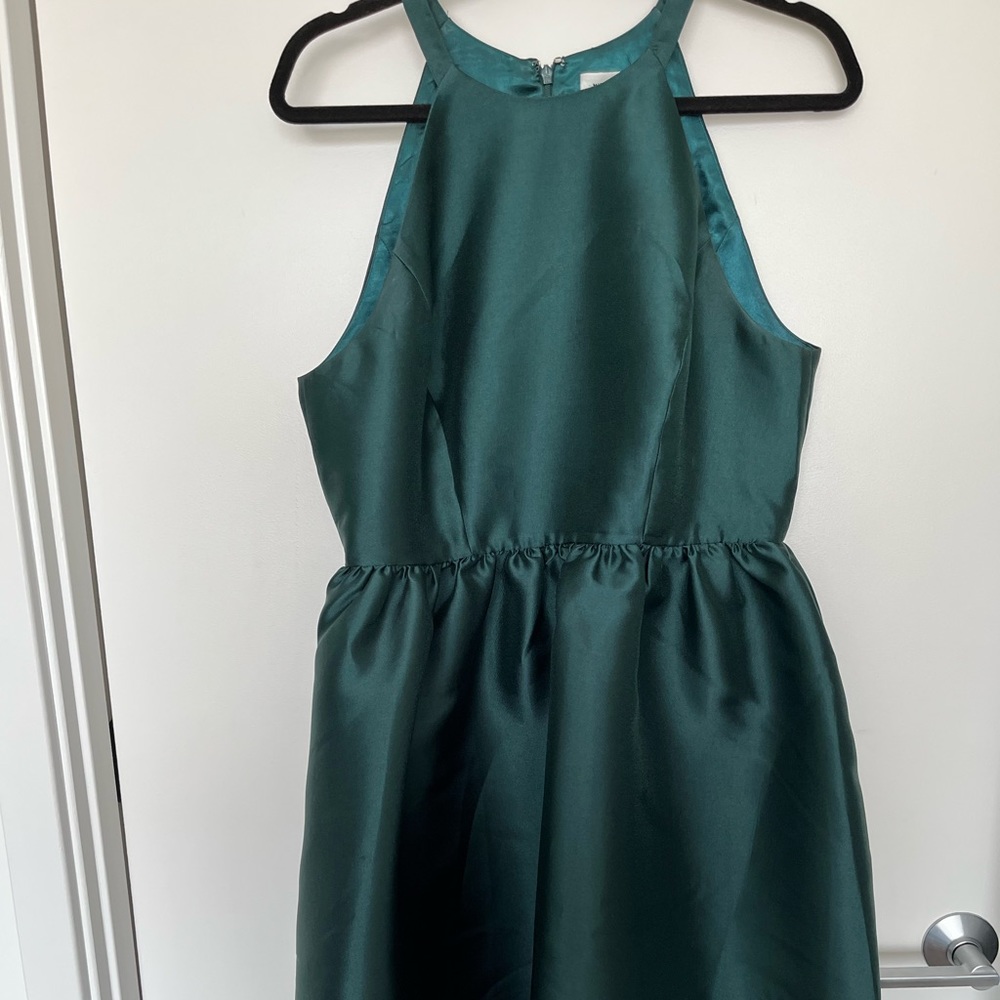 Wendy Bird Green Halter Dress
